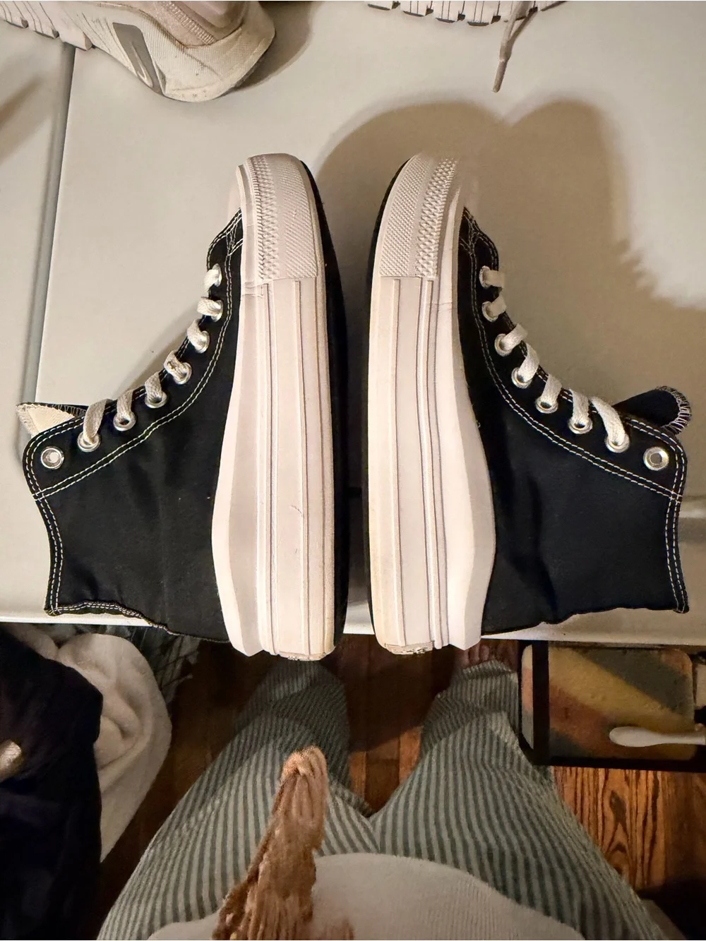 Converse Chuck Taylor All Star Move Platform High Top Sneakers Womens sz 7.5 - Picture 6 of 6